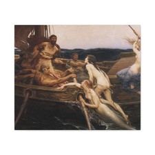 Herbert James Draper (1863–1920) Ulysses and the Sirens 1900 - Canvas Wall Art picture