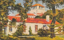 Spanish Bungalows Hotel Del Monte Monterey CA Art Postcard c1910s picture