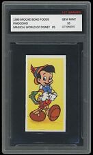 Pinocchio 1989 Brooke Bond Foods 1st Graded 10 Magical World Of Disney Card picture