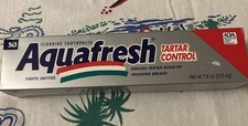 Vintage 1996 Unopened Tube Aquafresh Toothpaste Box & Tube  New Movie Prop picture