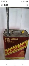 vintage 2 gallon metal gas can , May Contain Some Surface Rust Due To Many Years picture