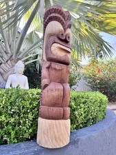 New 3’ JaTiki Designed KU style Coconut Palm Tiki bar Decor Oceanic 2t picture