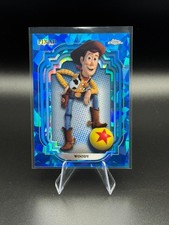 2024 Topps Chrome Disney SAPPHIRE WOODY #63 Toy Story FIRST YEAR Clean Card picture