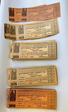 • Vintage Fairmount Park Transit Co Trolley Ticket Pad Bulk Lot Philadelphia NOS picture