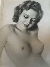 1936 Art Deco Nude Photo Gravure By William Mortensen picture