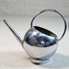 Russel Wright for Chase Brass Art Deco Chrome Syrup Pitcher 1935 Pancake Corn Se picture