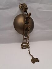Vintage San Francisco Cable Company Solid Brass Trolley Car Bell On Wall Mount picture