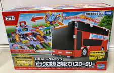 Takara Tomy Tomica Vehicle Town Big Transforming Double-Decker Bus New picture