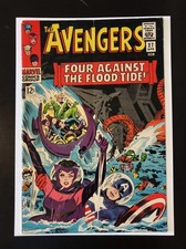 Avengers #27. VG+ 4.5. Captain America. Hawkeye. Scarlet Witch. Wasp. 1966. picture