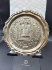 Stamped Vintage Souvenir Ashtray. Philadelphia Pa The Cradle Of Liberty.  picture