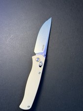 SRM 255L-GT2  Button Lock Drop Point Plain Edge G10 Pocket Knife w/Clip Manual picture