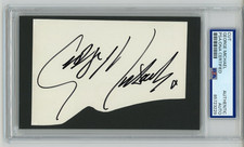George Michael ~ Signed Autographed Authentic Full Signature ~ PSA DNA Encased picture