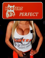 Hooters Uniform Perfect Name Tag Pin Back Dress Up Role Play  Halloween Costume picture