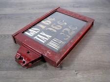 Texaco Pricer Box, Original, Gas Pump, Sign, 1930s-1940s picture