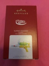 Hallmark Keepsake Ornament 2021 Hasbro Nerf Super Soaker 30th anniv Water Gun picture