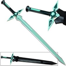 Sword Art Online Kirito Kirigaya Dark Repulser Sword w/Leather Sheath | 41 inch picture