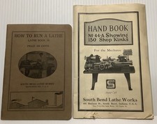 HOW TO RUN A LATHE (c) 1916 South Bend Lathe Works MANUAL+ 1927 Handbook No. 44A picture