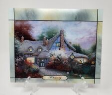 2006 Thomas Kinkade Seasons of Light Stained Glass Calendar Collection FEBRUARY picture