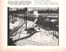 Long Island Express Terminal Freight Yard Railcars Industrial Scene Mag Image picture