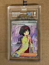 Pokemon 151 Erika's Invitation 196 PSA 9 Mint picture