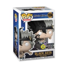 Funko Pop -  Black Clover Vinyl Figure - Black Asta (GITD) (EE EXC.) #1556 picture