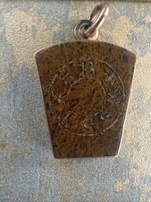 Antique Victorian 14k Gold HTWSSTKS Masonic Temple Royal Arch Masons Pendant Fob picture