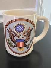 Vintage Woodmere Great Seal of the United State Coffee Mug New picture