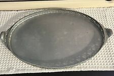 Vintage Royal Holland Pewter Coffee and Tea Service Large Oval Tray  picture