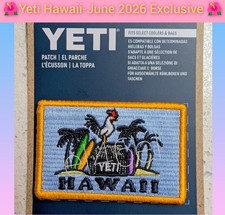 Yeti Hawaii 🌺 Surf Shack w/ Rooster- Orange🌺 June 2026 HAWAII Exclusive Patch  picture