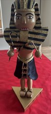 Vintage Nutcracker Village Egyptian Pharaoh 2004 Looks New 15 inches picture