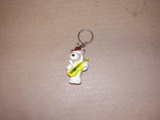 Vintage Snoopy with Guitar Keychain Vintage Peanuts Snoopy Keychain picture