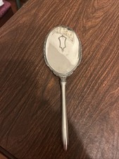 vintage sterling silver hand mirror picture