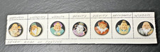 SEVEN GODS OF GOOD FORTUNE JAPANESE TOSHIKANE BUTTONS N845 picture