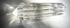 12-Facet Vogel-Cut Clear Quartz Crystal | Double Terminated | 4¼ Inches | 123 Gr picture