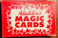 VTG ALADDIN’S MAGIC CARDS CIRCUS FUN SHOP CHICAGO TRICK PLAYING SLEIGHT OF HAND picture