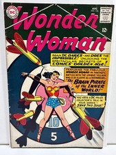 DC Comics Wonder Woman # 156 G/VG Silver Age Brain Pirate Detached picture