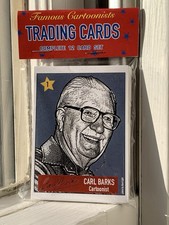 Famous Cartoonist TRADING CARDS - Complete 12 card set picture