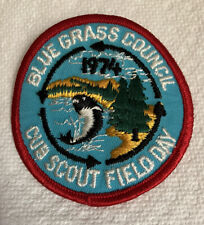 1974 Bluegrass Council Cub Scout Field Day Boy Scout Patch BSA Vintage picture