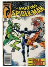 Vintage 1985 AMAZING SPIDER-MAN #266 Black Cat Toad Frog-Man Spider-Kid picture
