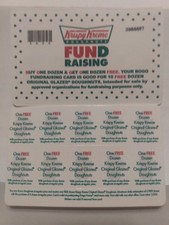 KRISPY KREME BOGO CARD- BUY FIRST DOZEN, THEN GET ONE, 10 OFFERS,  picture