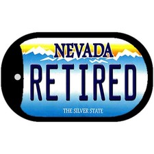 Retired Nevada Novelty Metal Dog Tag Necklace 2