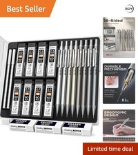 Elegant 8-Pack MB1000 Metal Mechanical Pencil Set: Ideal for Artists & Writers picture
