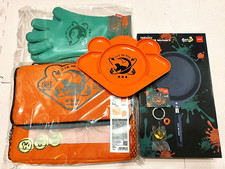 Nintendo Splatoon 3 Salmon Run Frying Pan Mitten Cooler Box Keychain Plate Set 5 picture