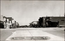Fairfax MN Street Scene with Vintage Automobiles RPPC 1950-1990s Eastman Kodak picture