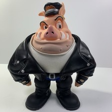Vintage Applause Harley Davidson HOG Boar-Hog-Pig-Biker 10” Plush Collectible picture