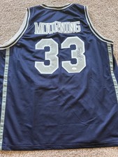 Alonzo Mourning signed Georgetown Hoyas custom jersey JSA COA picture