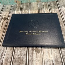 leatherette diploma cover from the University of Oklahoma picture