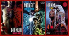 🕷️ MARVEL MIDNIGHT #1 SPIDER-MAN X-MEN FANTASTIC FOUR uncloaked 2nd print set 3 picture