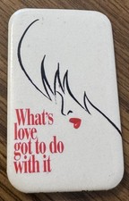 Vintage Tina Turner What’s Love Got To Do With It Movie Pinback Button 2x3 picture