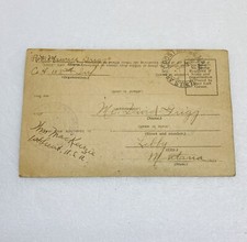 Rare 1919 WW1 Soldier Post Card 103rd Infantry St. Gervais France Stationed P2 picture